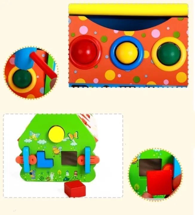 JUGUETE DIDACTICO DE MADERA PARA ESTIMULACION INFANTIL - 6