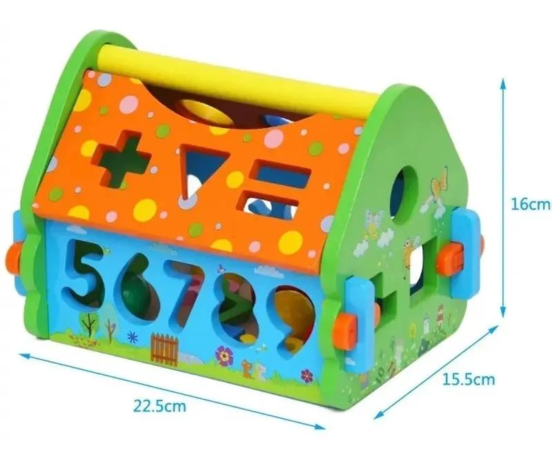 JUGUETE DIDACTICO DE MADERA PARA ESTIMULACION INFANTIL - 7