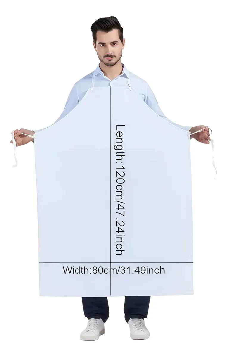 DELANTAL IMPERMEABLE DOBLE FAZ PARA COCINA Y TRABAJO - 2