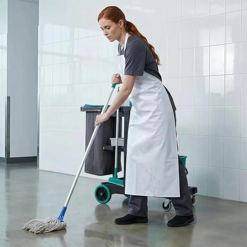 DELANTAL IMPERMEABLE DOBLE FAZ PARA COCINA Y TRABAJO - 6