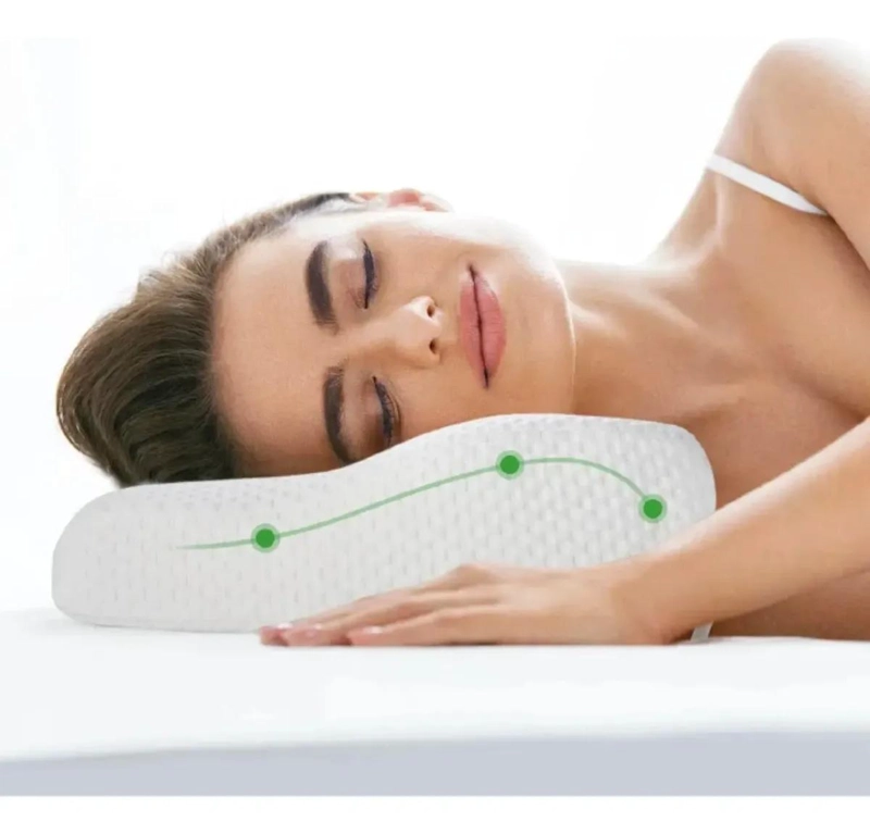 ALMOHADA VISCOELASTICA ERGONOMICA PARA SUEÑO REPARADOR - 1