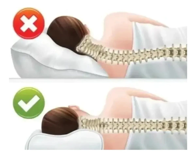 ALMOHADA VISCOELASTICA ERGONOMICA PARA SUEÑO REPARADOR - 4