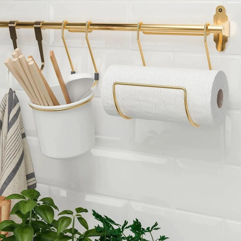 BARRA ORGANIZADORA DE COCINA DE PARED 80 CM EN ACERO - 3