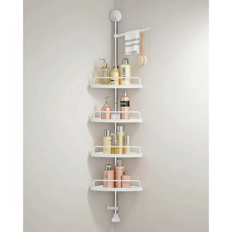 ORGANIZADOR ESQUINERO DE DUCHA MULTIUSO AJUSTABLE PARA BAÑO - 4