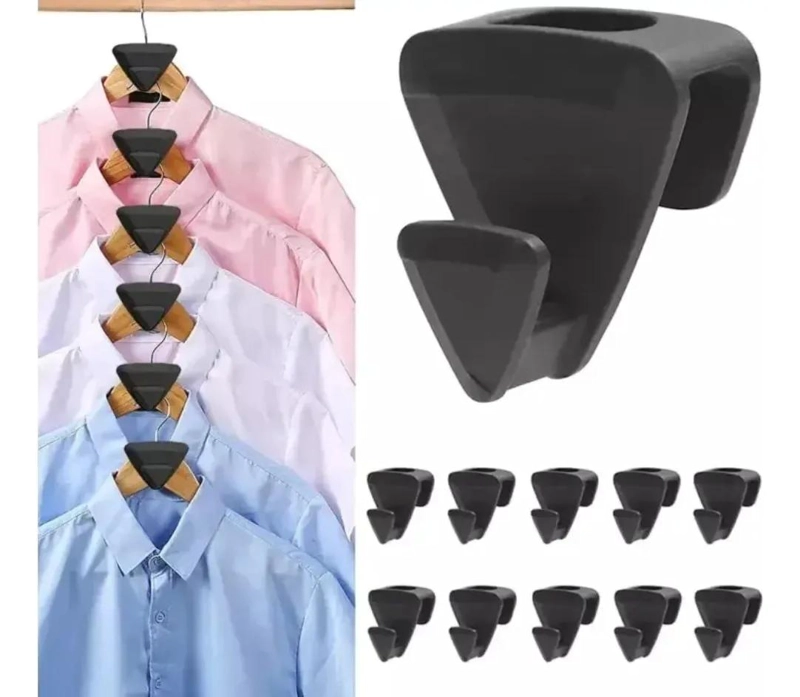 SET DE 36 CONECTORES PARA PERCHAS ORGANIZADOR DE ARMARIO - 1