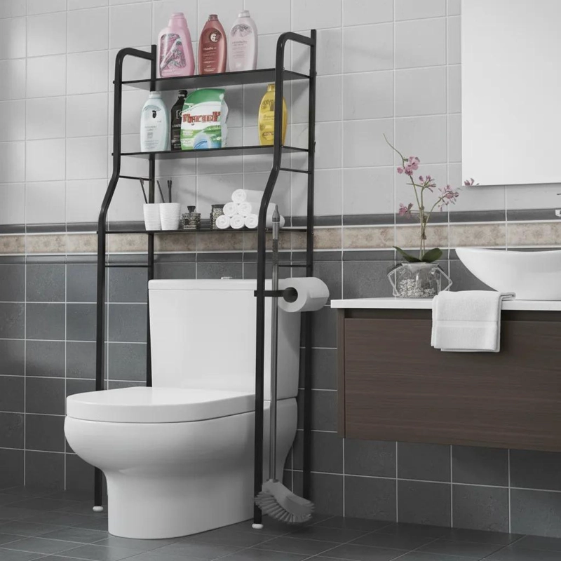 ESTANTE ORGANIZADOR DE BAÑO DE 3 NIVELES EN COLORES MODERNOS - 1
