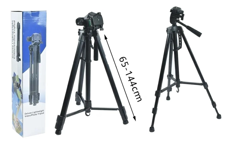 TRIPODE AJUSTABLE PARA CAMARA DE 1.7 METROS DE ALTURA - 6
