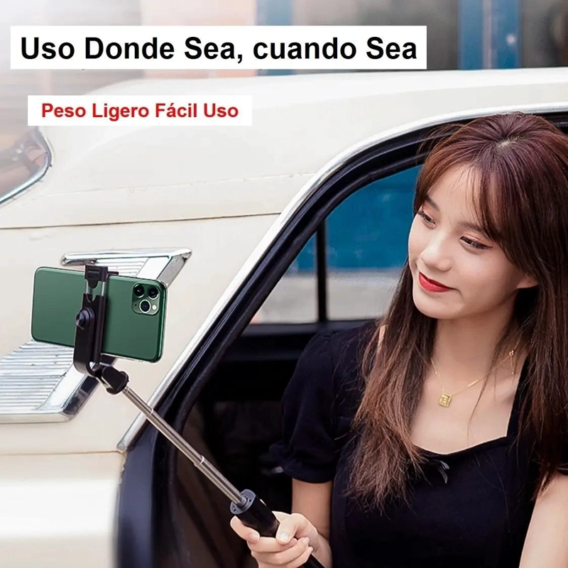 TRIPODE DE PALO SELFIE BLUETOOTH CON CONTROL REMOTO - 2
