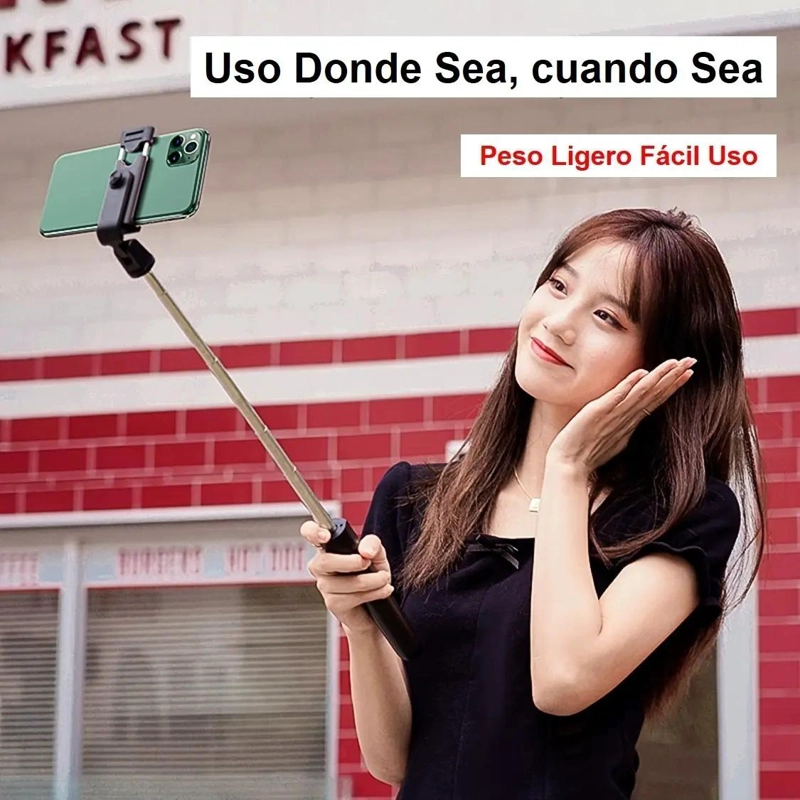 TRIPODE DE PALO SELFIE BLUETOOTH CON CONTROL REMOTO - 3