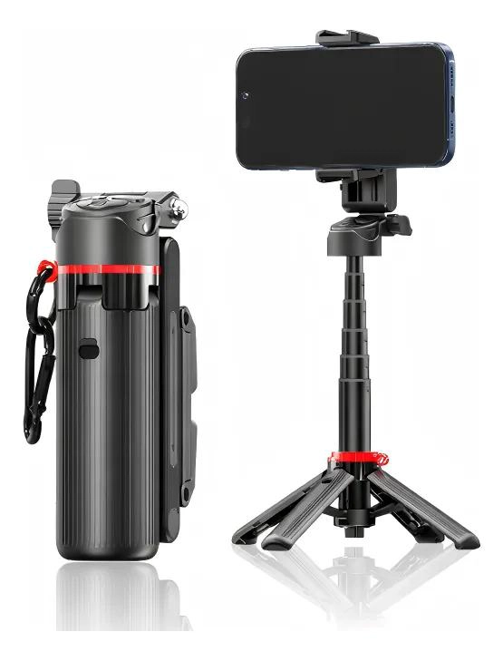 MINI TRIPE  PLEGABLE PARA CELULAR Y CAMARA CON CONTROL REMOTO - 1