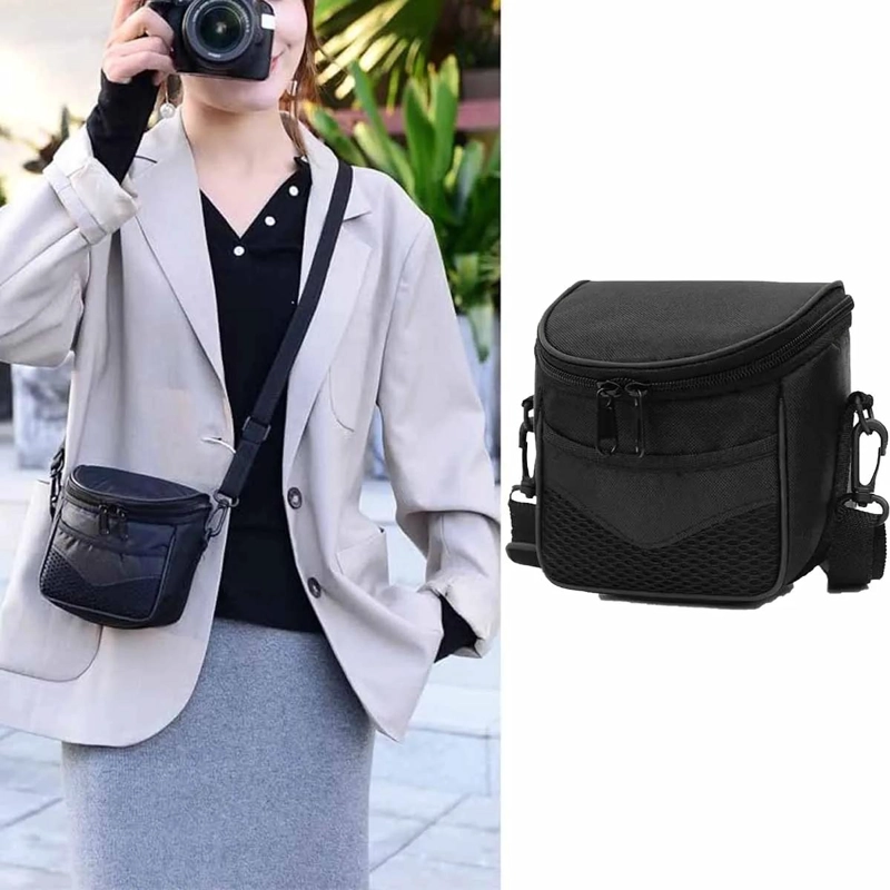BOLSO COMPACTO IMPERMEABLE PARA CAMARA SIN ESPEJO EN COLOR NEGRO - 6