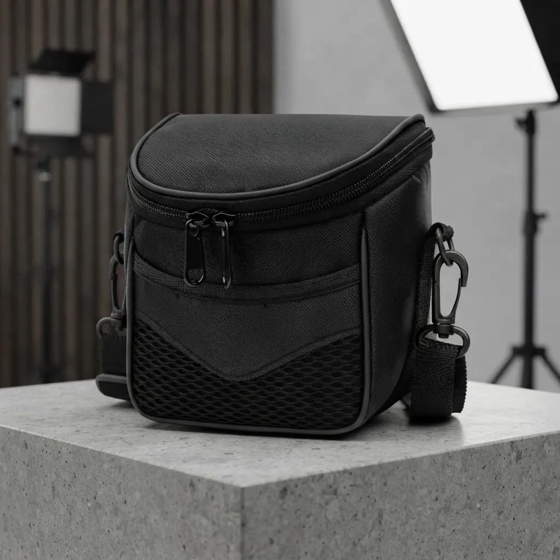 BOLSO COMPACTO IMPERMEABLE PARA CAMARA SIN ESPEJO EN COLOR NEGRO - 8