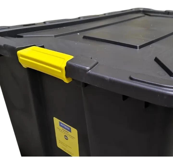BAUL ORGANIZADORA PLASTICO 150 LITROS MULTIUSO APILABLE - 5
