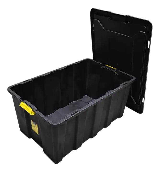 BAUL ORGANIZADORA PLASTICO 150 LITROS MULTIUSO APILABLE - 6