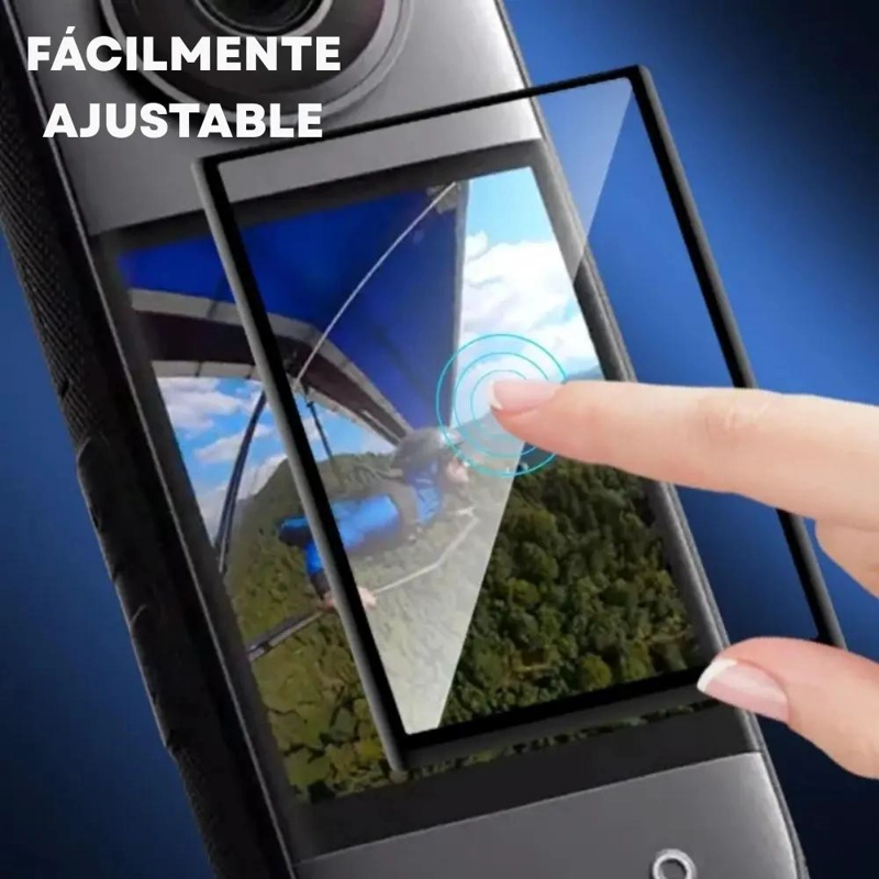 PROTECTOR DE PANTALLA DE VIDRIO TEMPLADO PARA CAMARA INSTA360 X3 - 4