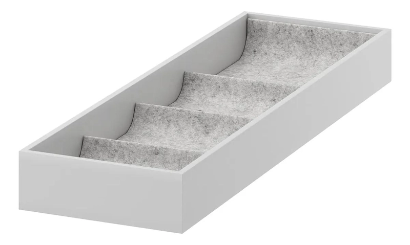 ORGANIZADOR DE ACCESORIOS PARA CLOSET 25X53X5 CM IDEAL PARA ESPACIOS REDUCIDOS - 1