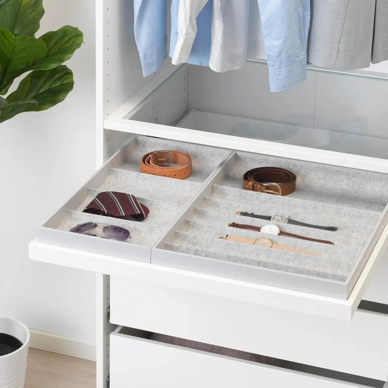 ORGANIZADOR DE ACCESORIOS PARA CLOSET 25X53X5 CM IDEAL PARA ESPACIOS REDUCIDOS - 3