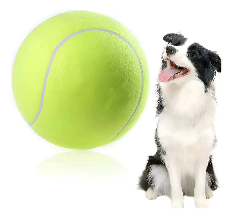 PELOTA INTERACTIVA GIGANTE DE 24 CM PARA PERROS GRANDES - 1