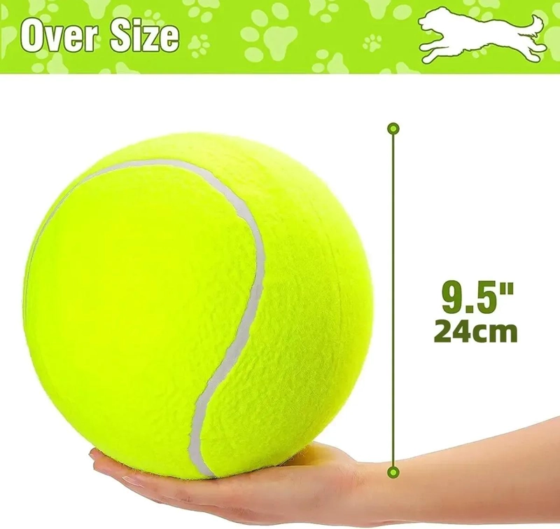 PELOTA INTERACTIVA GIGANTE DE 24 CM PARA PERROS GRANDES - 2