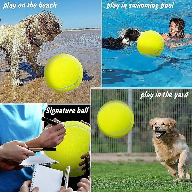 PELOTA INTERACTIVA GIGANTE DE 24 CM PARA PERROS GRANDES - 6