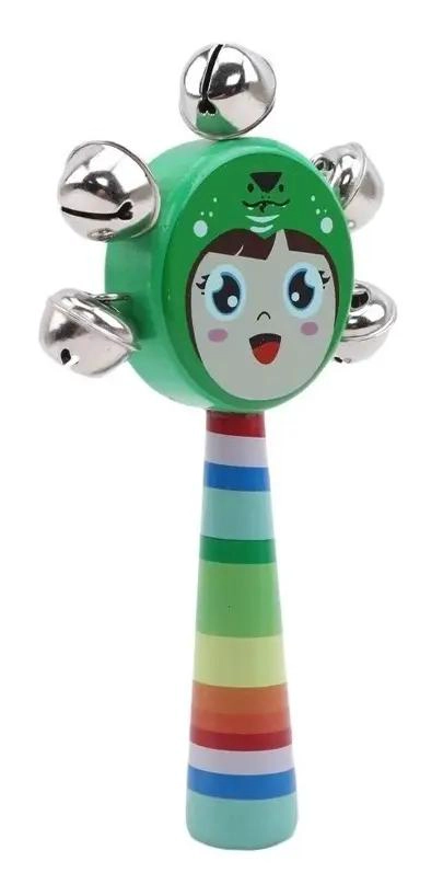 SONAJEROS DE MADERA PARA BEBE S PACK DE 8 JUGUETES EDUCATIVOS - 5