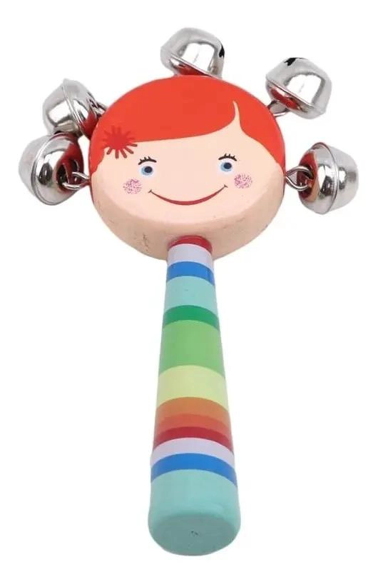 SONAJEROS DE MADERA PARA BEBE S PACK DE 8 JUGUETES EDUCATIVOS - 9