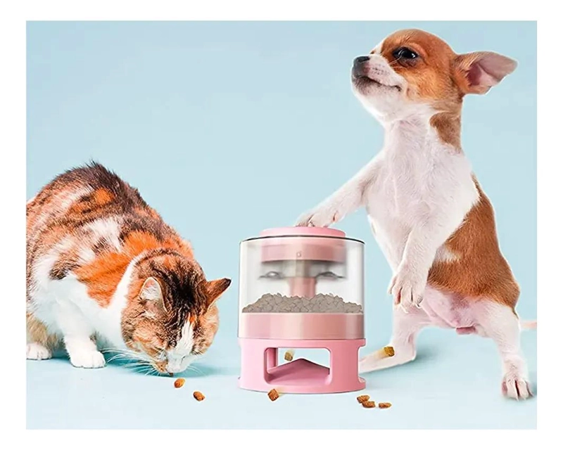 DISPENSADOR DE ALIMENTO INTELIGENTE PARA MASCOTAS ROSA - 4