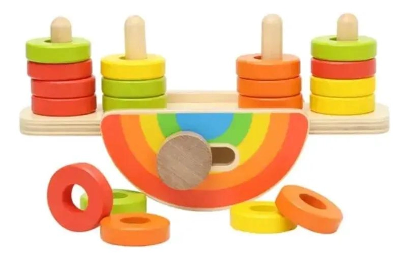 JUGUETE DIDACTICO DE EQUILIBRIO PARA NIÑOS AMARILLO - 1