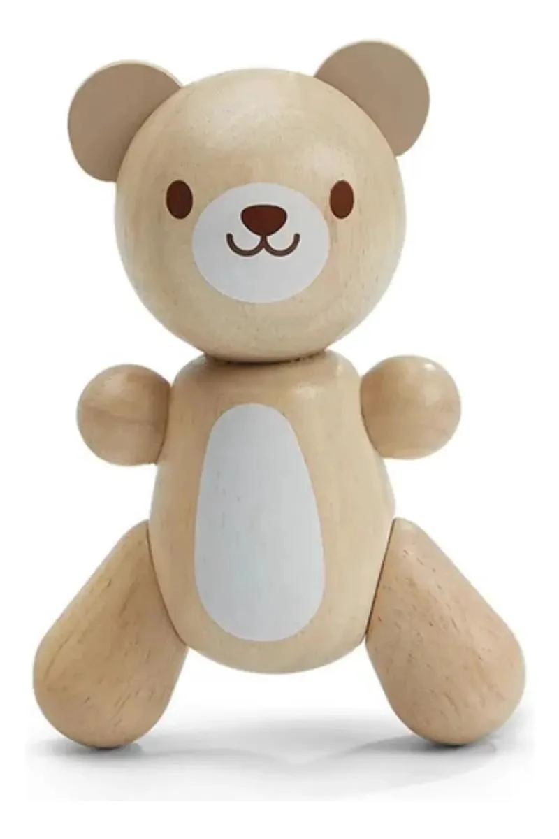 JUGUETE DE MADERA OSITO PARA NIÑOS A PARTIR DE 1 AÑO - 1