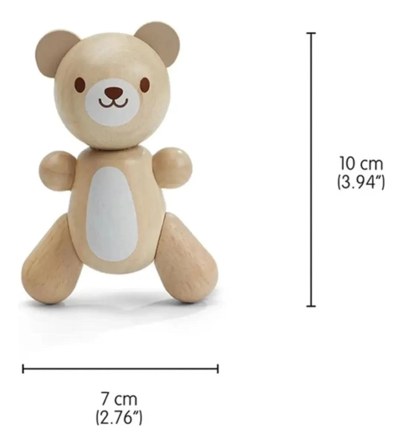 JUGUETE DE MADERA OSITO PARA NIÑOS A PARTIR DE 1 AÑO - 2