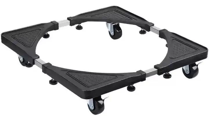 BASE AJUSTABLE CON RUEDAS PARA ELECTRODOME STICOS MULTIUSO DE ACERO INOXIDABLE - 1