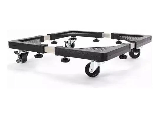 BASE AJUSTABLE CON RUEDAS PARA ELECTRODOME STICOS MULTIUSO DE ACERO INOXIDABLE - 3