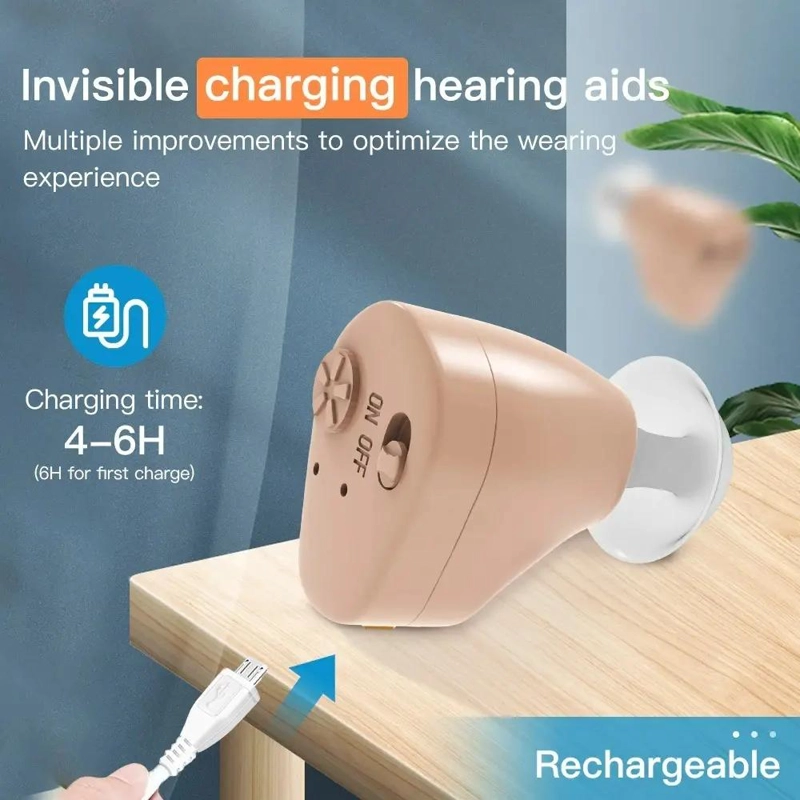 AUDIFONO DIGITAL COMPACTO PARA ADULTOS Y NIÑOS - 5