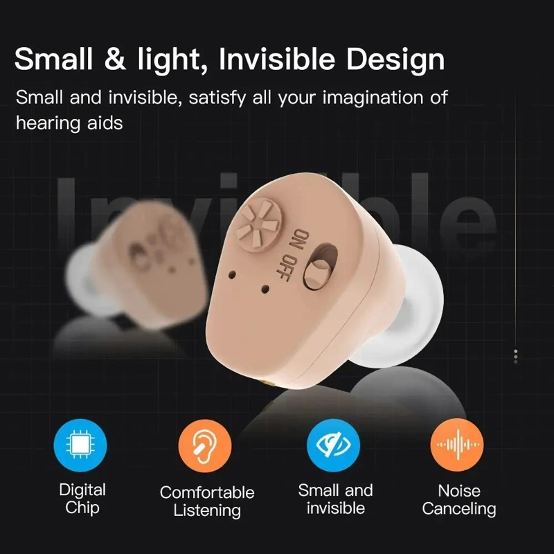 AUDIFONO DIGITAL COMPACTO PARA ADULTOS Y NIÑOS - 9