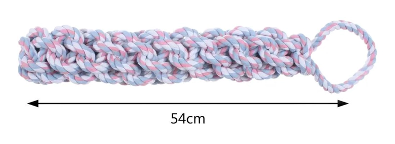 JUGUETE DE CUERDA GRANDE PARA PERROS DE 54CM RESISTENTE Y DIVERTIDO - 4