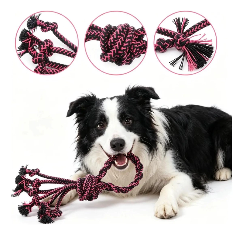JUGUETE DE CUERDA RESISTENTE PARA PERROS DE 43CM - 1
