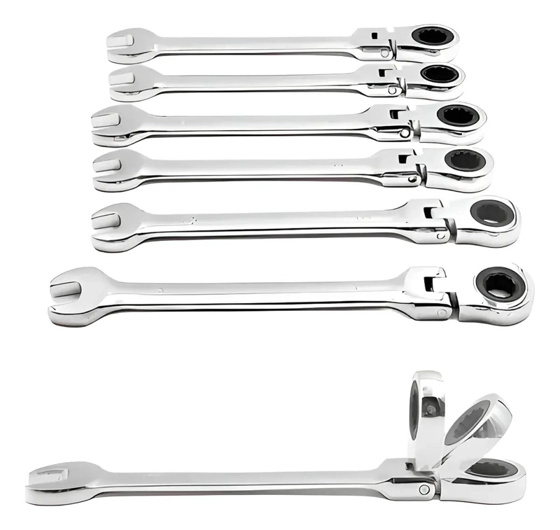 SET 7 LLAVES COMBINADAS FLEXIBLES 8-19MM - 1