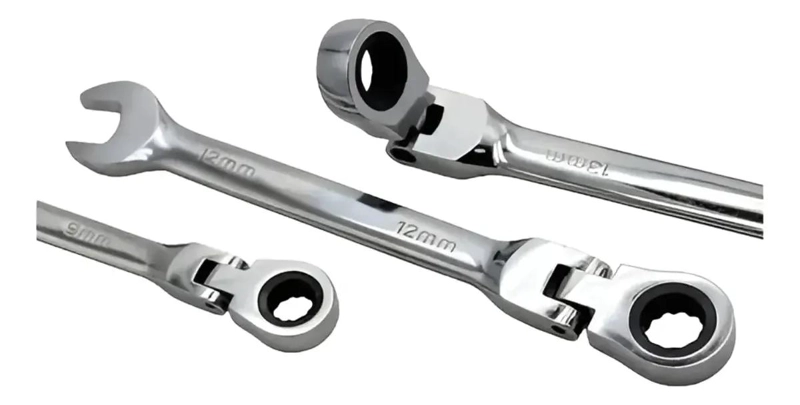 SET 7 LLAVES COMBINADAS FLEXIBLES 8-19MM - 3