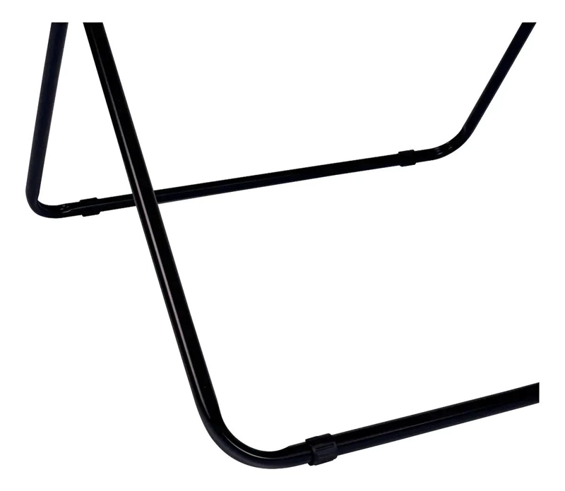 TENDEDERO COLGADOR PLEGABLE 1.74M NEGRO PARA ROPA - 8
