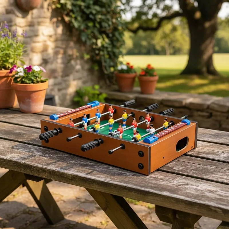 JUEGO DE MESA TACA TACA DE MADERA PARA DIVERSION FAMILIAR - 2