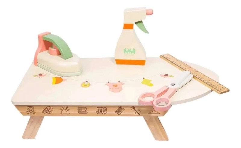 SET INFANTIL DE PLANCHADO Y COSTURA EN MADERA PARA NIÑOS - 3