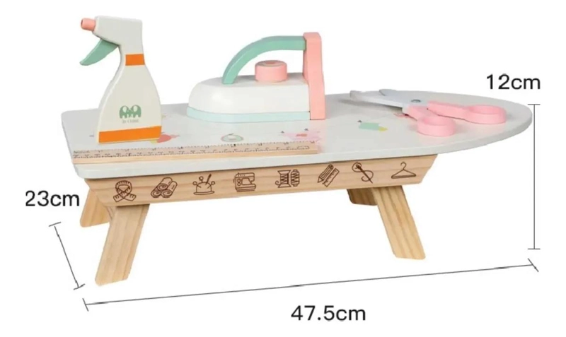 SET INFANTIL DE PLANCHADO Y COSTURA EN MADERA PARA NIÑOS - 5