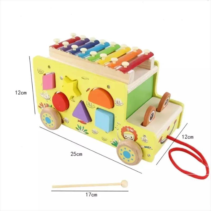 KIT DIDACTICO DE JUGUETES DE MADERA PARA NIÑOS - 10
