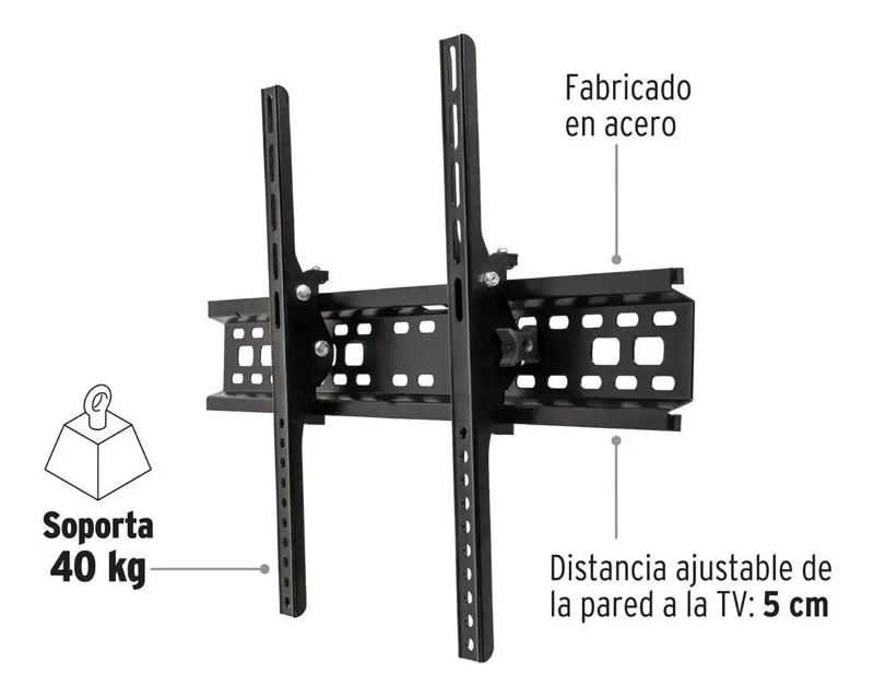 SOPORTE DE PARED FIJO PARA TELEVISORES DE 32 A 70 PULGADAS - 2
