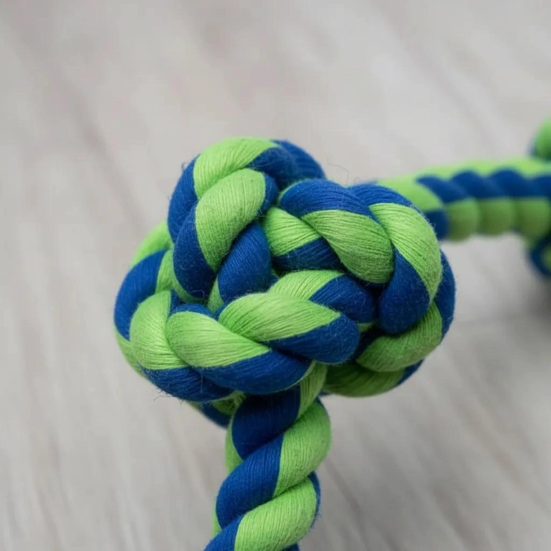 MORDEDOR DE CUERDA TRENZADA PARA PERROS DE 46 CM - 4