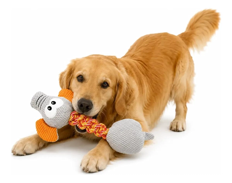 PELUCHE RESISTENTE PARA PERRO EN FORMA DE ELEFANTE - 1