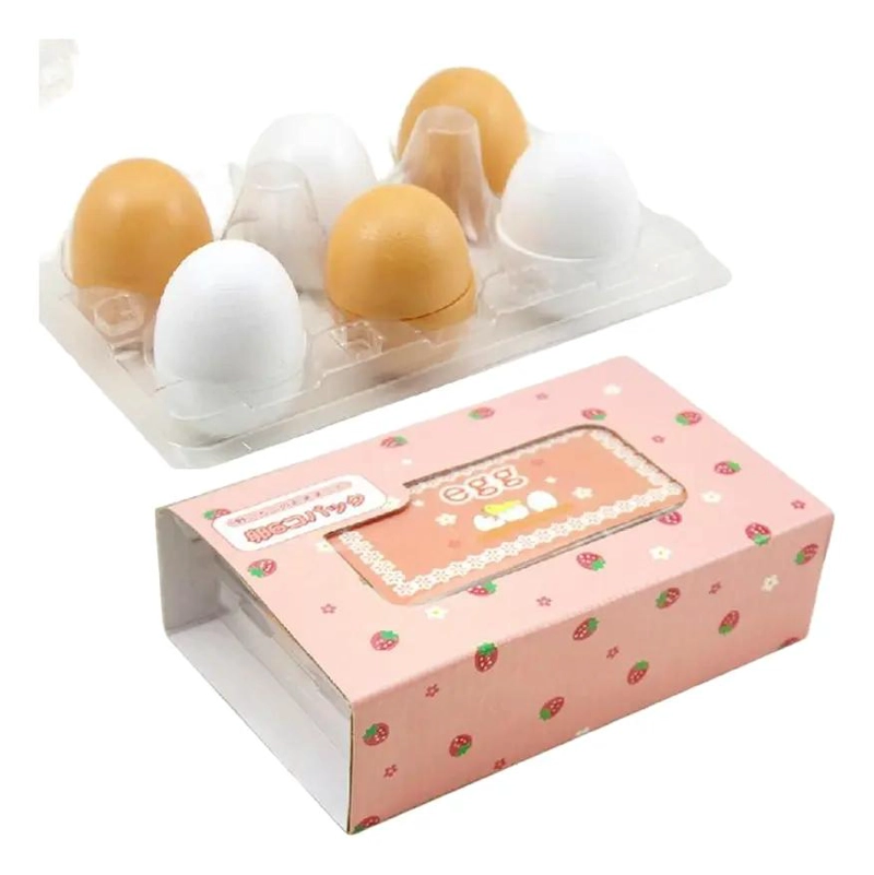 HUEVOS DE MADERA DIDACTICOS PARA NIÑOS, SET DE 6 PIEZAS - 7