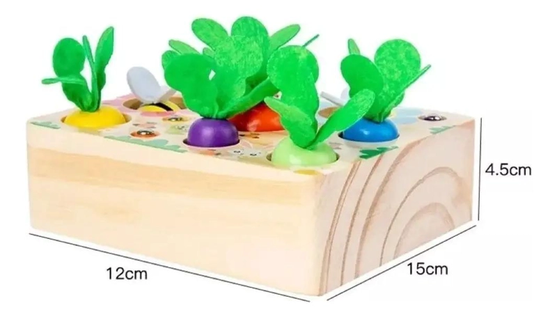 JUGUETE DIDACTICO DE MADERA PARA NIÑOS DE 3 AÑOS - 10