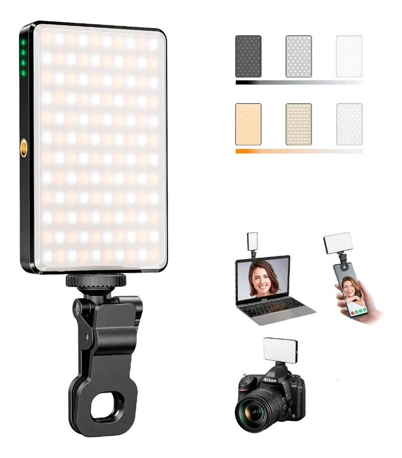 LAMPARA LED COMPACTA CON CLIP PARA FOTOGRAFIA Y VIDEO - 1