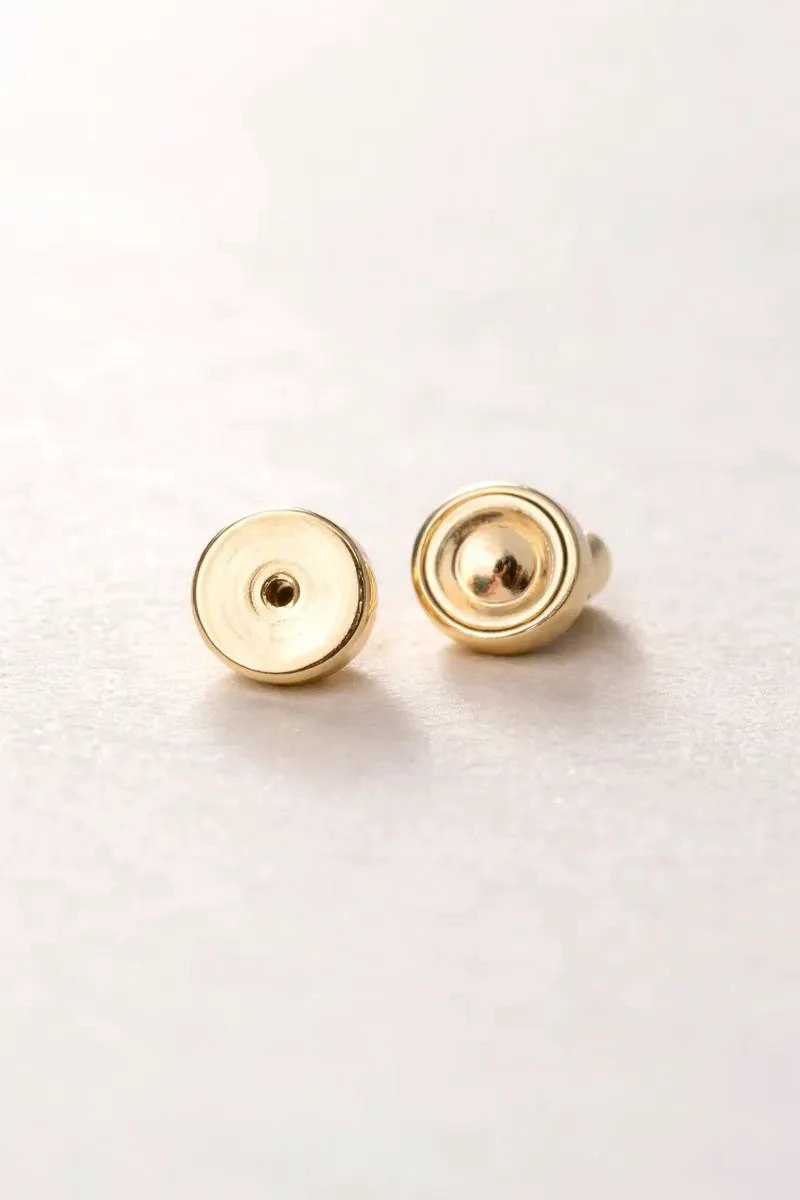 TUERCA DE PRESION PARA AROS DE ORO MODERNOS Y ELEGANTES - 2